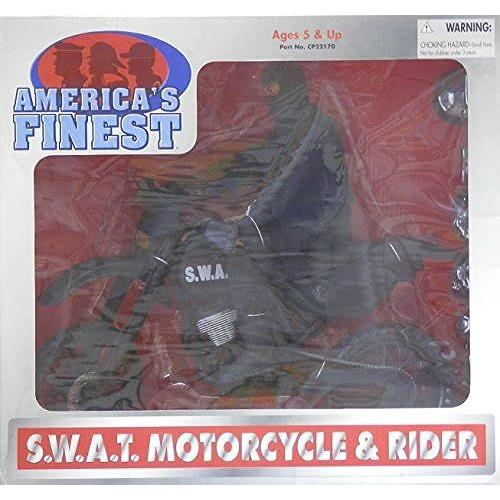 21st Century Toys America's Finest Swat Motorcycle & Rider 12 Inches
