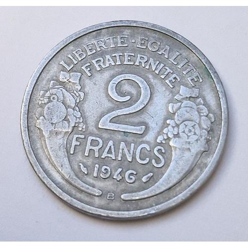 Pièce De Monnaie 2 Francs Morlon 1946 (B) République Française