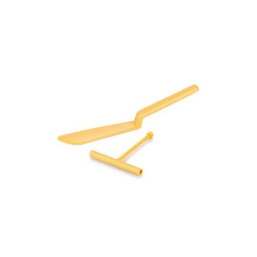 Tescoma 630066, Spatules Et Raclettes De Cuisine, Jaune, Nylon, 210 °C, 32 Cm, 2 Pièce(S)