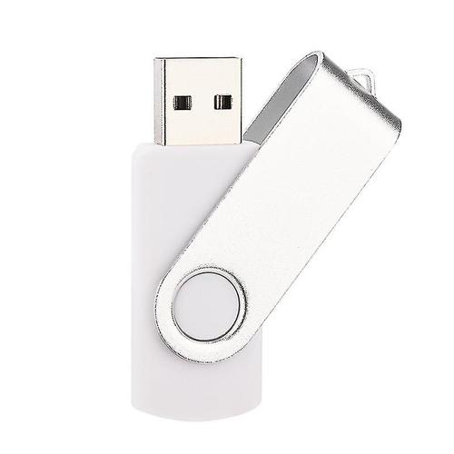 Clé Usb 64 go 32 go 16 go 8 go 4 go clé USB étanche argent U disque mémoire Cel clé Usb cadeau 64 go blanc