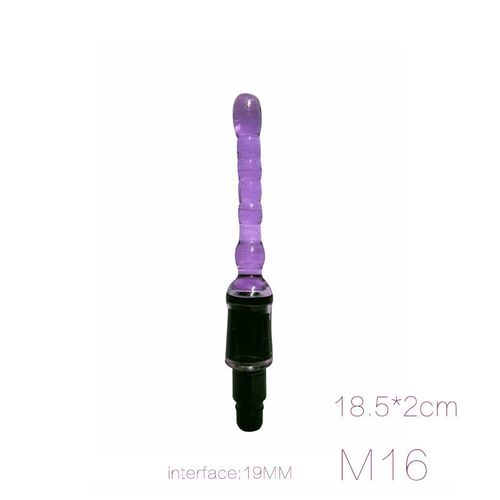 Machine Sexuelle Automatique,Pistolet À Fascia,Tête De Massage À Gode En Silicone,Jouets Sexuels Pour Hommes Et Femmes,Vibrateurs,Masturbation Du Pénis - Type M16 19mm