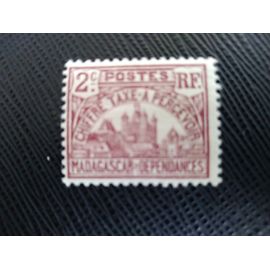 Timbre Madagascar Y T T 8 Palais Royal D'Antananarivo 1908 (010609 )