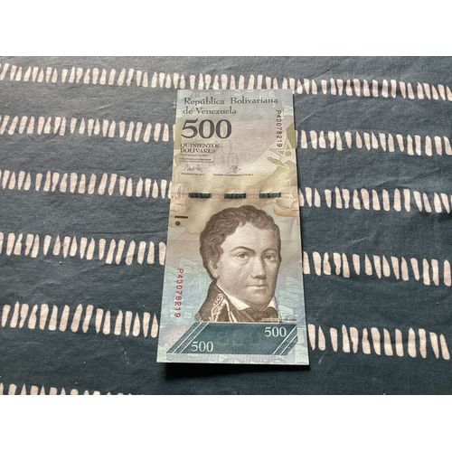 1 Billet De 500 Bolivares, Venezuela, Année 2017