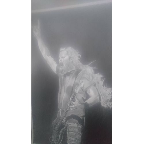 Obituary Trevor Peres. Dessin Original De Jean Baptiste Hubert Signé Par L'auteur Et Encadré. 40x60 Cm. Produit Neuf.