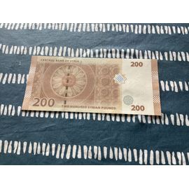 1 Billet De 200 Pounds, Syrie, Année 2021.