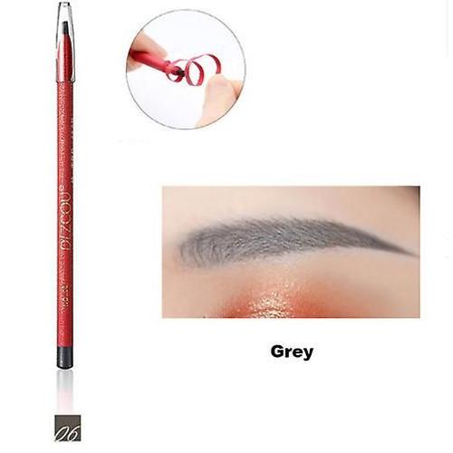 Crayon À Sourcils Imperméable, 2 Pièces, Rehausseur De Teinture Pour Tatouage, Cosmétiques Durables, Maquillage Professionnel, Lifting Des Sourcils, Crayon Gris 