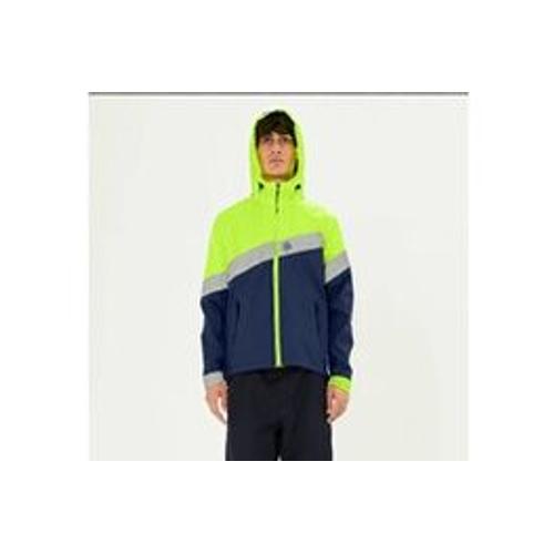 Veste imperméable et anti-pluie Urban Circus Windbreaker GIRO - Navy/Yellow - taille S