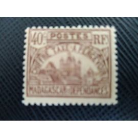 Timbre Madagascar Y T T 13 Palais Royal D'Antananarivo 1908 (010609 )