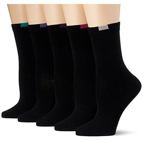 Dim Lot De 5 Chaussettes Noires Ecodim Femme