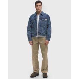 Calvin Klein Jeans 90s Marquee Aop Trucker Jacket Men Denim Jackets Multi En Taille:M