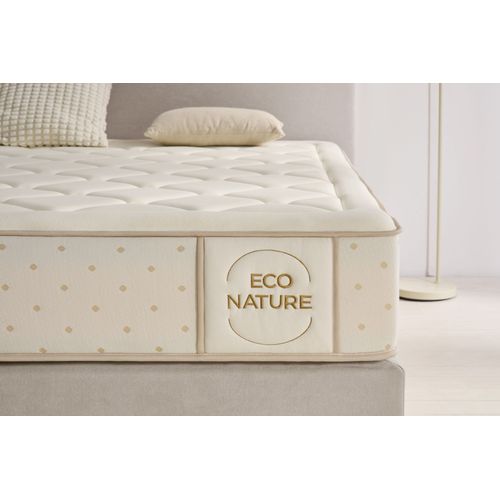 Moonia | Ressorts Ensanchés | Matelas Eco Nature Spring 30 cm | 135X200 cm | Fermeté élevée