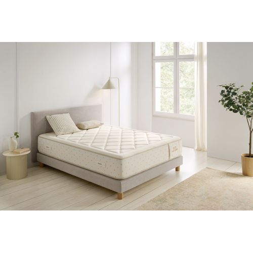 Moonia | Ressorts Ensanchés | Matelas Eco Nature Spring 30 cm | 90X190 cm | Fermeté élevée