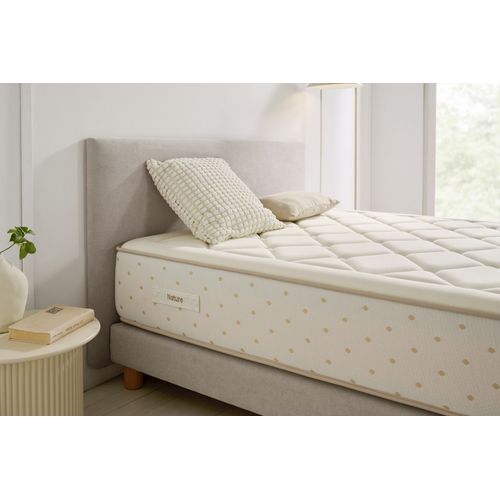 Moonia | Ressorts Ensanchés | Matelas Eco Nature Spring 30 cm | 160X190 cm | Fermeté élevée