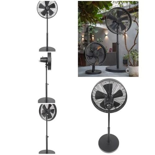 Ventilateur sur pied diamètre 44.5cm 50W 64 dB 3 vitesses