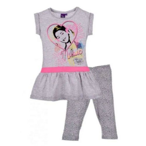 Ensemble Tunique Et Legging Fille Gris