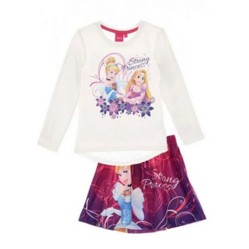 Ensemble Tee Shirt Et Jupe Princess Disney Blanc