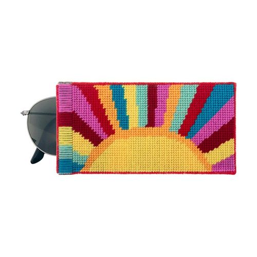 Kit De Demi-Point ¿ Étui À Lunettes Rayon De Soleil ¿ 18 X 9 Cm -Trimits Taille : 18 X 9 Cm. Color : Multicolore