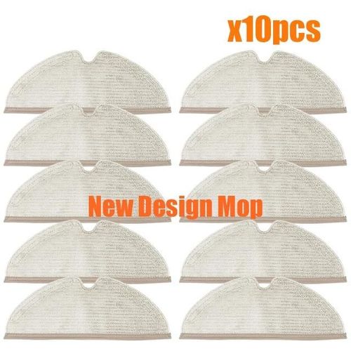 Filtre HEPA pour Xiaomi Roborock S50, S51, S55, S5 Max, brosse principale, vadrouille, brosse latérale, station d'accueil pure, pièces d'aspirateur MaxV E25, E35, S60-Mop Fit All-10pcs