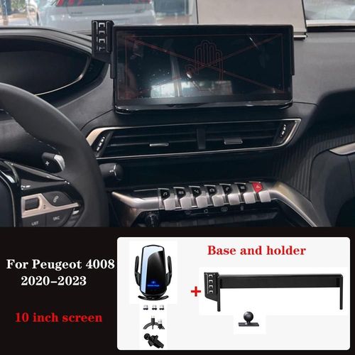 Support De Téléphone De Voiture Pour Kit, Support De Charge Sans Fil, Supports De Téléphone Portable, Base De Partenaires 15w, Écran 10 Pouces, 4008, 2020, 2023-Only The Base
