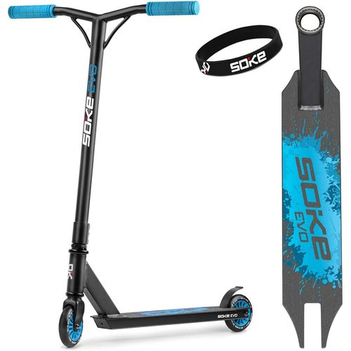 Lbgwp60-Evo Stunt Scooter Für Extreme Skateparkfahrten ¿ Abec-9 Carbonlager Aus Verchromtem Stahl ¿ Pu-Räder 88a ¿ Y-Bar-Lenker Mit Tpr-Griffen ¿ Aluminium-Deck