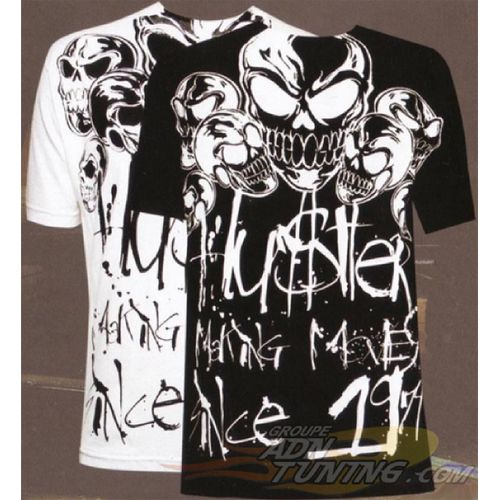T-Shirt Homme -Over- Noir - L - Version Streetwear