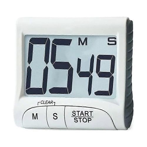 Minuterie De Cuisine Numérique Et Chronomètre, Chiffres Gras, Fonctionnement Simple, Alarme Forte, Béquille Magnétique Pour Co