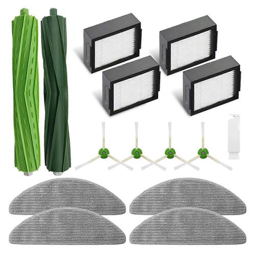 Kit d'accessoires d'aspirateur pour aspirateur robot Combo I5, I5+, J5, J5+ - 4 tampons de vadrouille