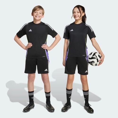 Short D'Entraînement Tiro24 Enfants Adidas - Black / Purple Rush - 15-16a