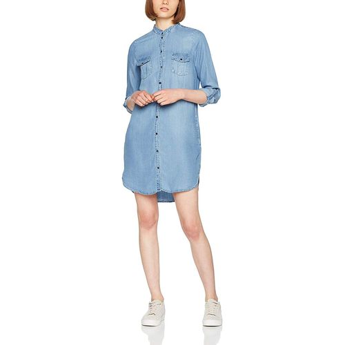 VêTements Vero Moda Vmsilla Ls Short Dress Lt Bl Ga Noos Pour Accessoires
