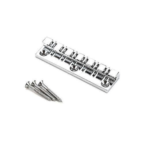 12 Cordes Métal Guitare Chevalet Fixe Harpe Pont Corde Pour Guitare Électrique Accessoires