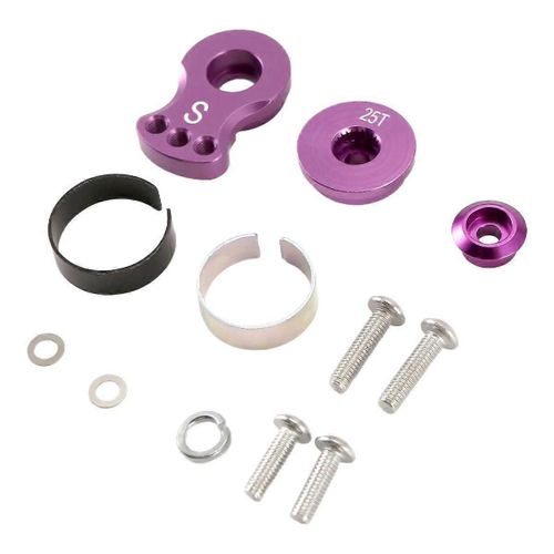 Métal 25T réglable servo économiseur bras klaxon pour -4 axial SCX10 1/10 RC voitures hélicoptère modèle bateau upg