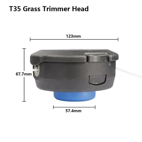 CMCP T25/T35 tête de coupe gazon avec ligne en Nylon pour Husqvarna tondeuse à gazon taille-bordures débroussailleuse accessoires d'outils de jardin-1pc T35