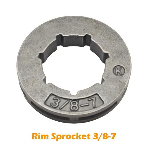 Pignon de jante de tambour d'embrayage 3/8 ¿ 7, pour tronçonneuse Husqvarna STIHL adaptée à la tronçonneuse à essence 58cc, chaîne de 3/8 pouces, outils de jardin-22mm-