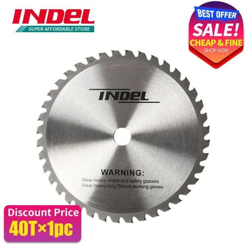 INDEL 10 pouces tondeuse à gazon lame alliage débroussailleuse disque coupe gazon lame de scie tondeuse électrique pièces outils de jardin-40T (1pc)