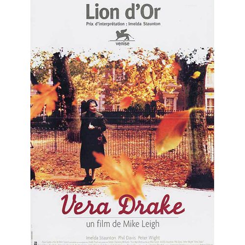 Vera Drake - Véritable Affiche De Cinéma Pliée - Format 40x60 Cm - De Mike Leigh Avec Imelda Staunton, Phil Davis, Peter Wight, Eddie Marsan, Daniel Mays - 2005