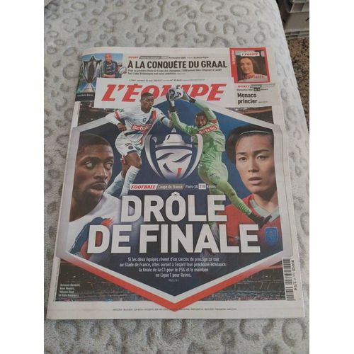 L'Equipe 24 Mai 2025 #  Coupe De France 2025 Psg-Reims Drôle De Finale !