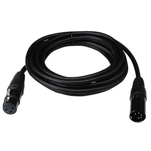 Câble d'éclairage de scène DMX,Câble DJ XLR,Connexion XLR femelle à 3 broches vers XLR mâle à 5 broches Connexion DMX pour
