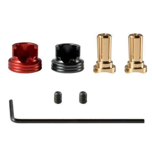 Dissipateur Thermique En Métal À Coque Dure Sans Soudure 5mm Ensemble De Fiches Bananes Pour Batterie Rc Lipo Drone Rc Modèle D'avion Voiture Outils 5mm-Générique