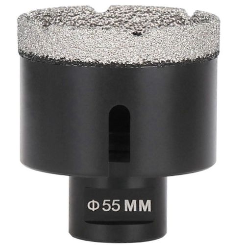 55mm Diamant Mèche Marbre M14 Machine de découpe Perceuse Tuile Pierre Foret Outil 1Pc Filetage Brazing Trou Ouvre-trou