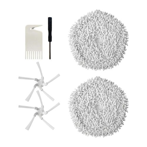 Kit d'accessoires pour W10 / W10 Pro Robot Aspirateur Vadrouille Chiffon Brosse Latérale Pièces de rechange