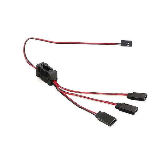 1PCS RC Servo Extension 1 à 3 Y Fil Câble LED Interrupteur D'alimentation De Contrôle De La Lumière pour JR Futaba RC Modèle