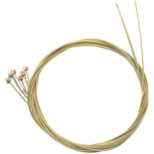 6 Pcs Steel Strings Remplacement Pour Guitare Acoustique New Silver + Brass