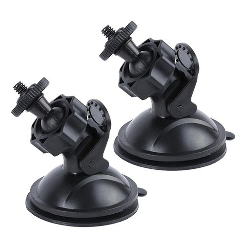 2x Support de support de support de ventouse de pare-brise de voiture pour caméra de clé de voiture Action Cam