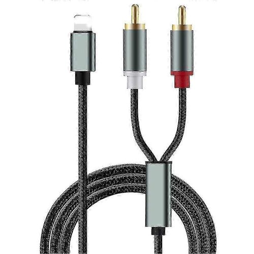 Audio Adapter Cable Phone to Rca Lotus Cable Speaker Audio Amplifier Link Audio Cable Suitable Compa