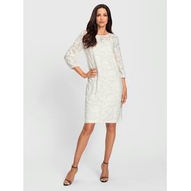 Robe En Dentelle Avec Dentelle - Ashley Brooke - Écru