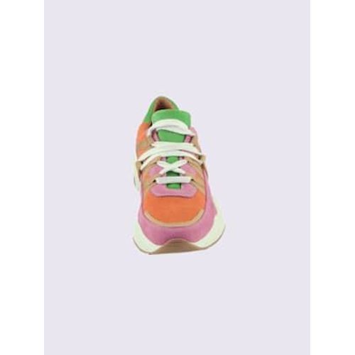 Baskets De Fabrication Portugaise Orange Multicolore