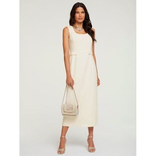 Robe De Cocktail Coupe Extra-Longue Tendance - Ashley Brooke - Écru