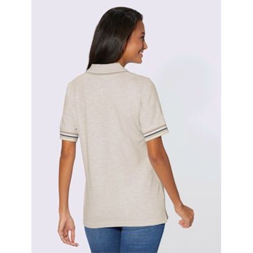 Polo Qualité Coton Doux Sur La Peau - Collection L - Gris Clair Chiné