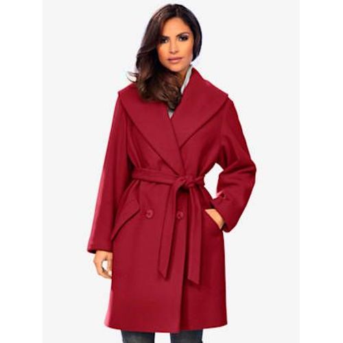 Veste En Laine - Ashley Brooke - Rouge
