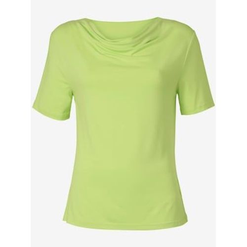 T-Shirt Féminin Élégant Col Bénitier - - Vert Kiwi